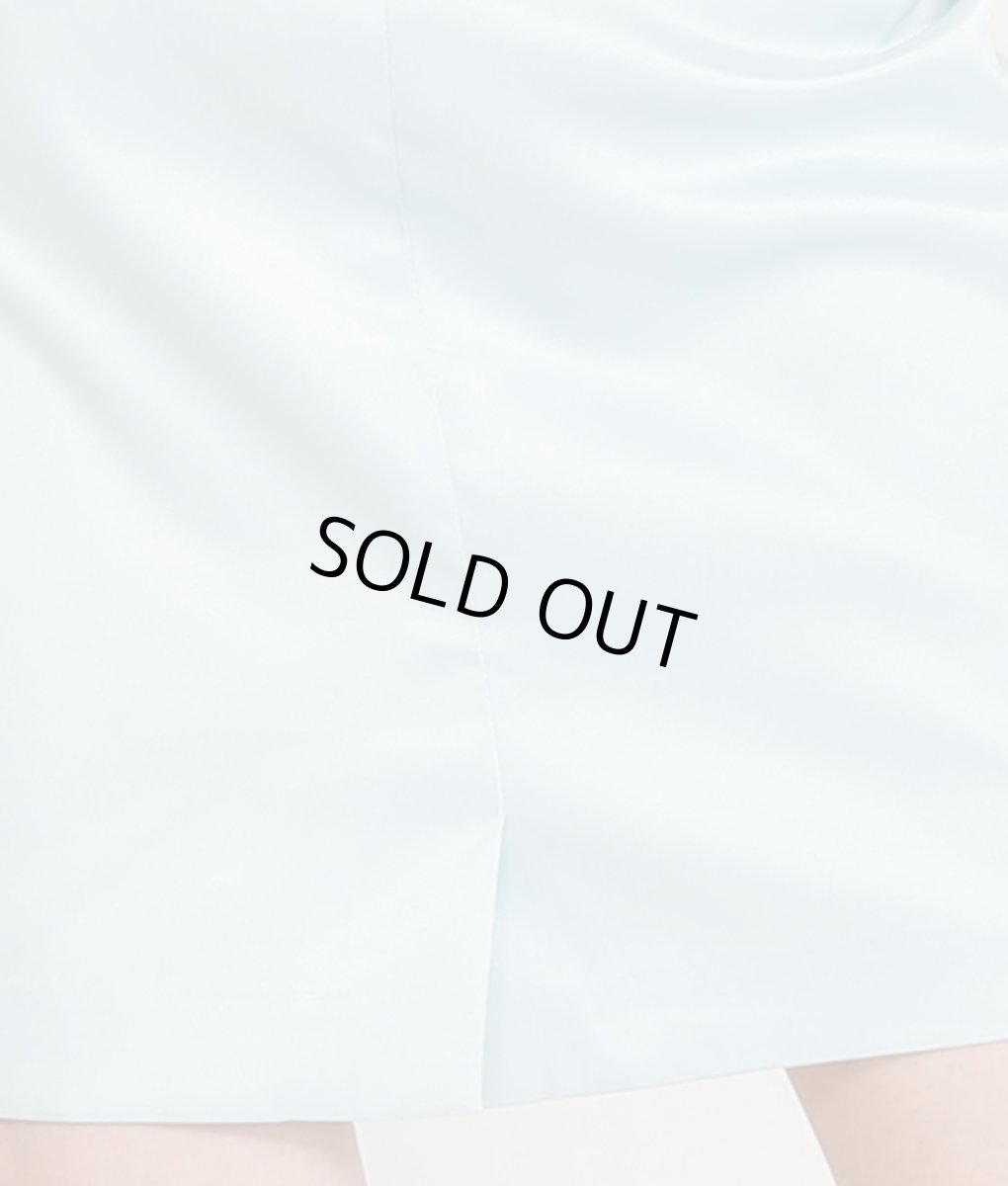 画像15: [SALE品のため返品不可＆再入荷なしの現品限り][Glitter][山崎みどり着用][姉ageha]サテン・パステル・フレンチスリーブ・ビジュー・ハイウエスト・ミニドレス・ワンピースmlu_ (15)