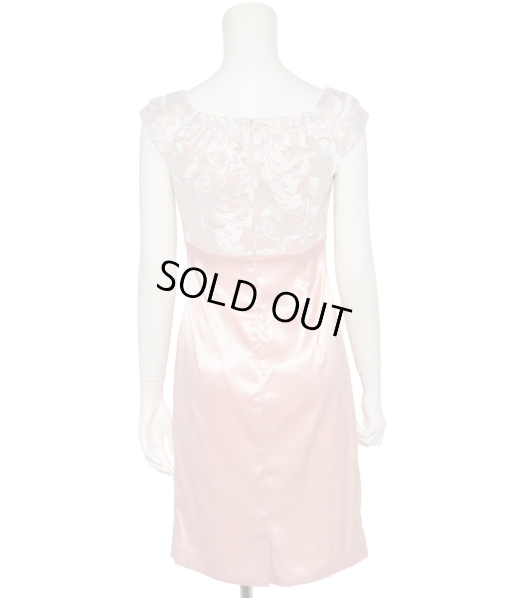 画像6: [SALE品のため返品不可＆再入荷なしの現品限り][Glitter][山崎みどり着用][姉ageha]サテン・パステル・フレンチスリーブ・ビジュー・ハイウエスト・ミニドレス・ワンピースmlu_ (6)