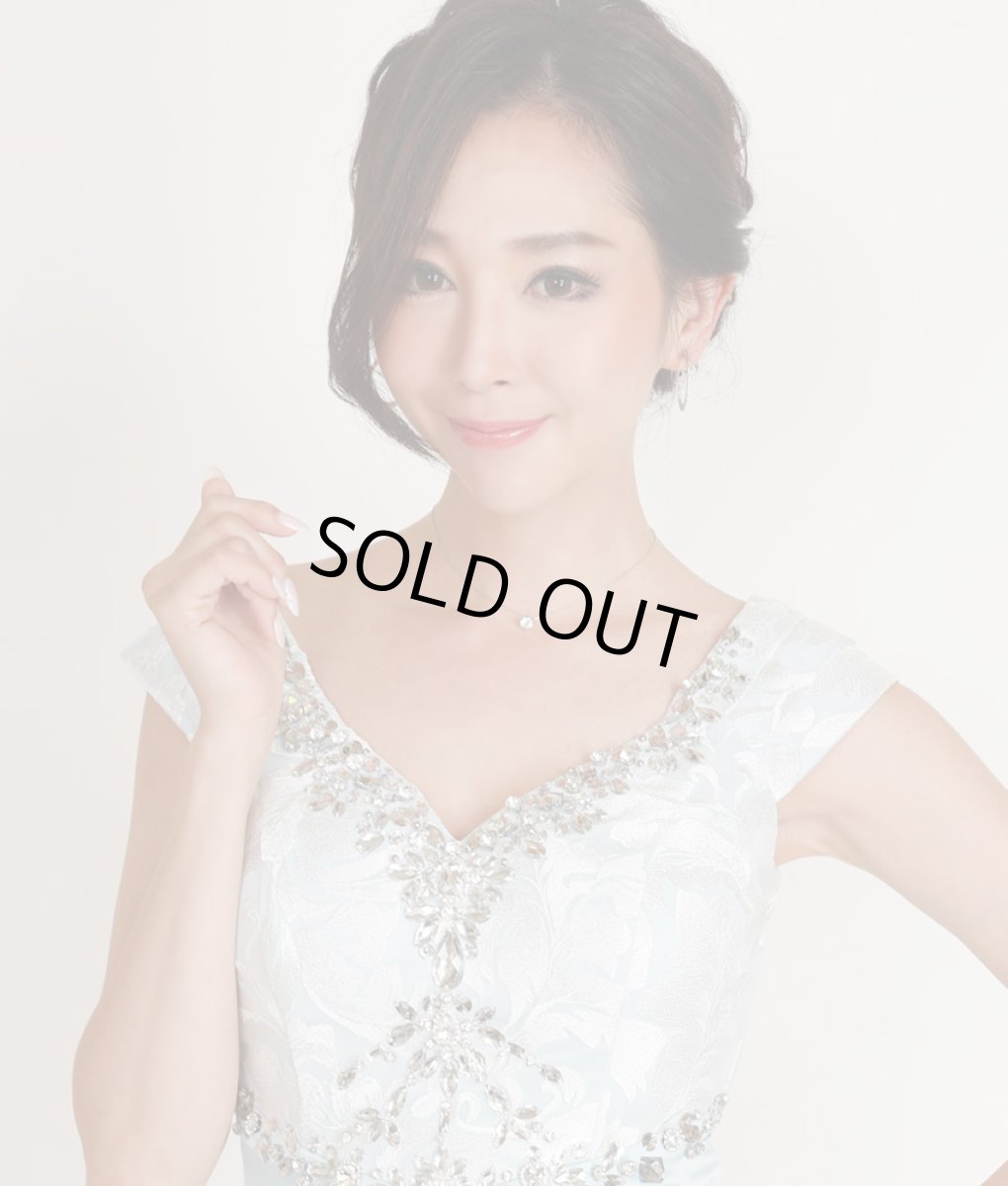 画像7: [SALE品のため返品不可＆再入荷なしの現品限り][Glitter][山崎みどり着用][姉ageha]サテン・パステル・フレンチスリーブ・ビジュー・ハイウエスト・ミニドレス・ワンピースmlu_ (7)