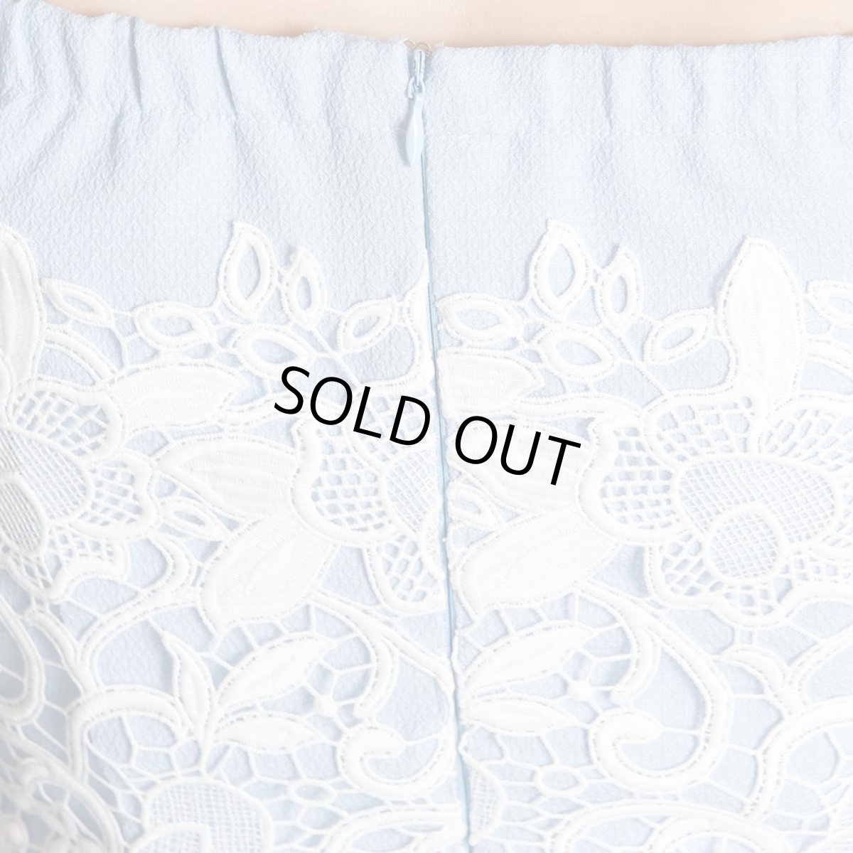 画像14: [SALE品のため返品不可＆再入荷なしの現品限り][Glitter][山崎みどり着用][姉ageha]オーガンジーペプラム・フレンチスリーブ・ケミカルレース・ミニドレスmall_ (14)