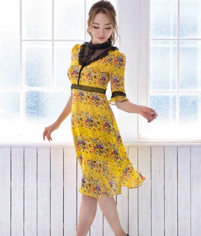 SALE品のため返品不可＆再入荷なしの現品限り][ERUKEI]小花柄