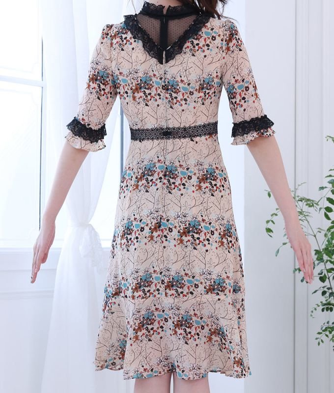 SALE品のため返品不可＆再入荷なしの現品限り][ERUKEI]小花柄