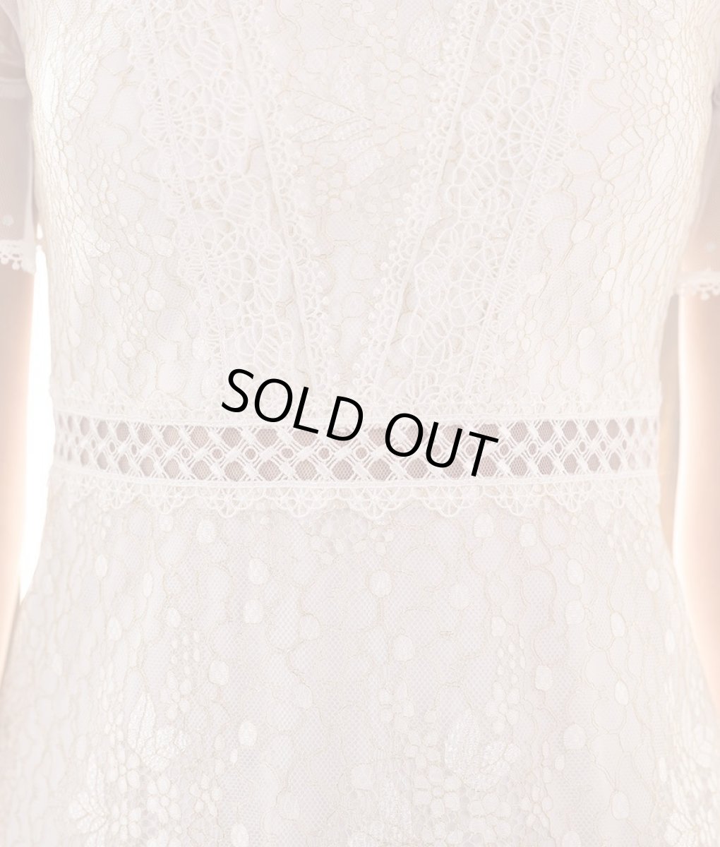 画像11: [ERUKEI Settan]ラメレース・シースルー・半袖・マーメイドライン・ミディアム丈・ミディアム・ドレス・ワンピース《送料＆代引き手数料無料》mypk (11)