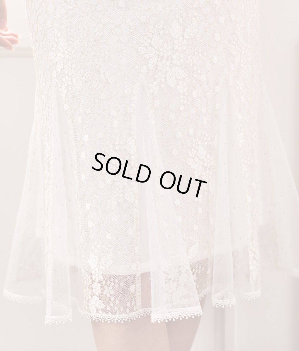 画像13: [ERUKEI Settan]ラメレース・シースルー・半袖・マーメイドライン・ミディアム丈・ミディアム・ドレス・ワンピース《送料＆代引き手数料無料》mypk (13)