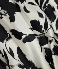 画像12: [ XS-Lサイズ / 1カラー][ERUKEI]モノトーン・リーフ柄・花柄・レースネック・Aライン・ノースリーブ・ロングドレス・ワンピース[薗田杏奈着用][送料無料] (12)