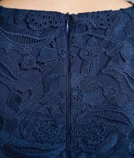 画像10: [ XS-Lサイズ / 2カラー][ERUKEI]総レース・シンプル・Vネック・ヘムライン・マーメイド・ミディアムドレス・ワンピース[薗田杏奈着用]《送料＆代引き手数料無料》 (10)