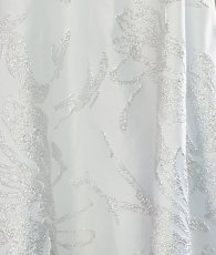 画像8: [ XS-Lサイズ / 4カラー][ERUKEI]ベア・ジャガード・ゴールド・シルバー・ネイビー・ジャガード・花柄・Aライン・スピンドル・ロングドレス[山崎みどり着用][送料無料]mygl (8)