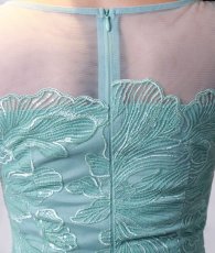 画像16: [ XS-Lサイズ / 2カラー ][ERUKEI]花柄・刺繍・チュール・スパンコール・長袖・ロングスリーブ・シアー・マキシ丈・Aライン・フレア・ロングドレス[山崎みどり着用][送料無料] mygr (16)