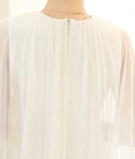 画像13: [ XS-Lサイズ / 1カラー][ERUKEI]シンプル・ホワイト・ケープ・ノースリーブ・マーメイド・ロングドレス[薗田杏奈着用][送料無料] (13)