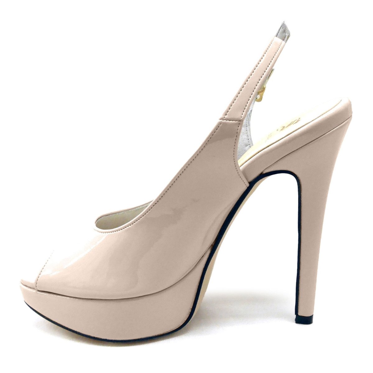 画像5: [靴]13cmヒール・ピープトゥ・ハイヒール・バックストラップ・パンプス・サンダル[送料無料] (5)